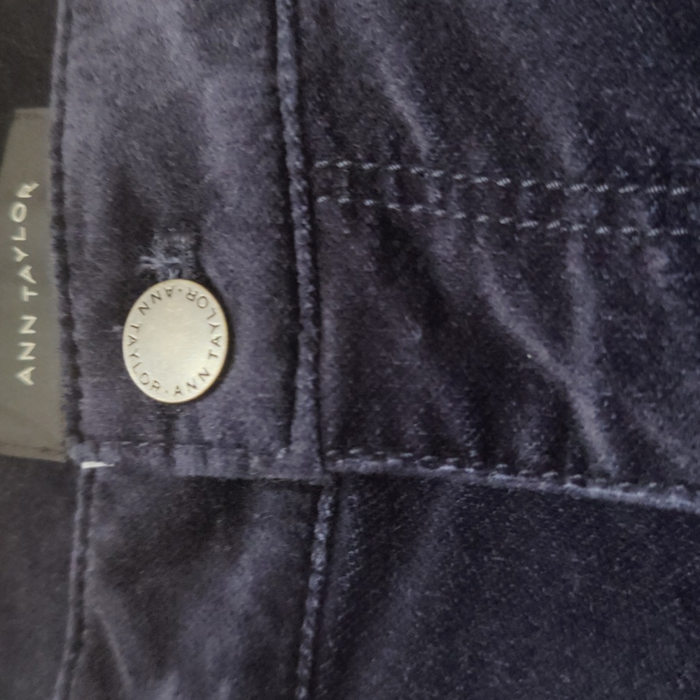 ANN TAYLOR VELVET JEANS